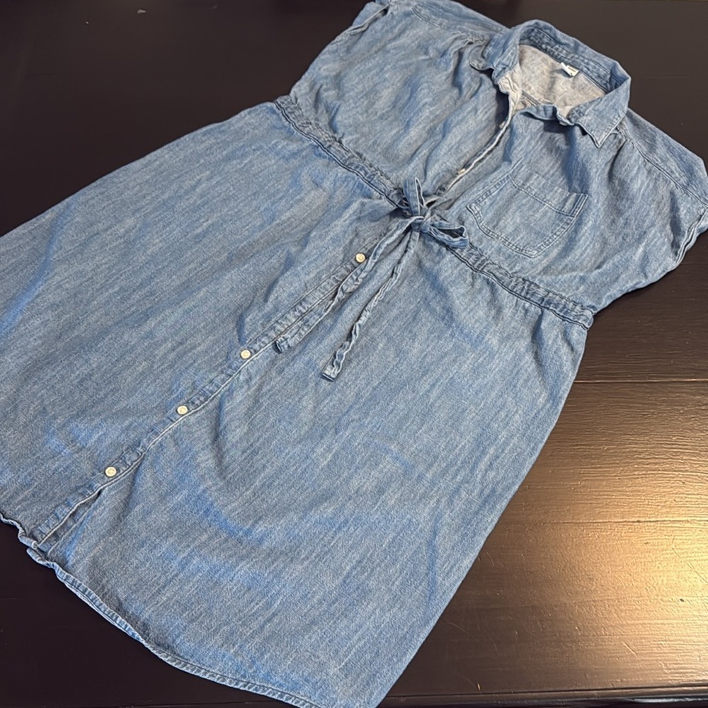 Old Navy Blue Denim Dress
